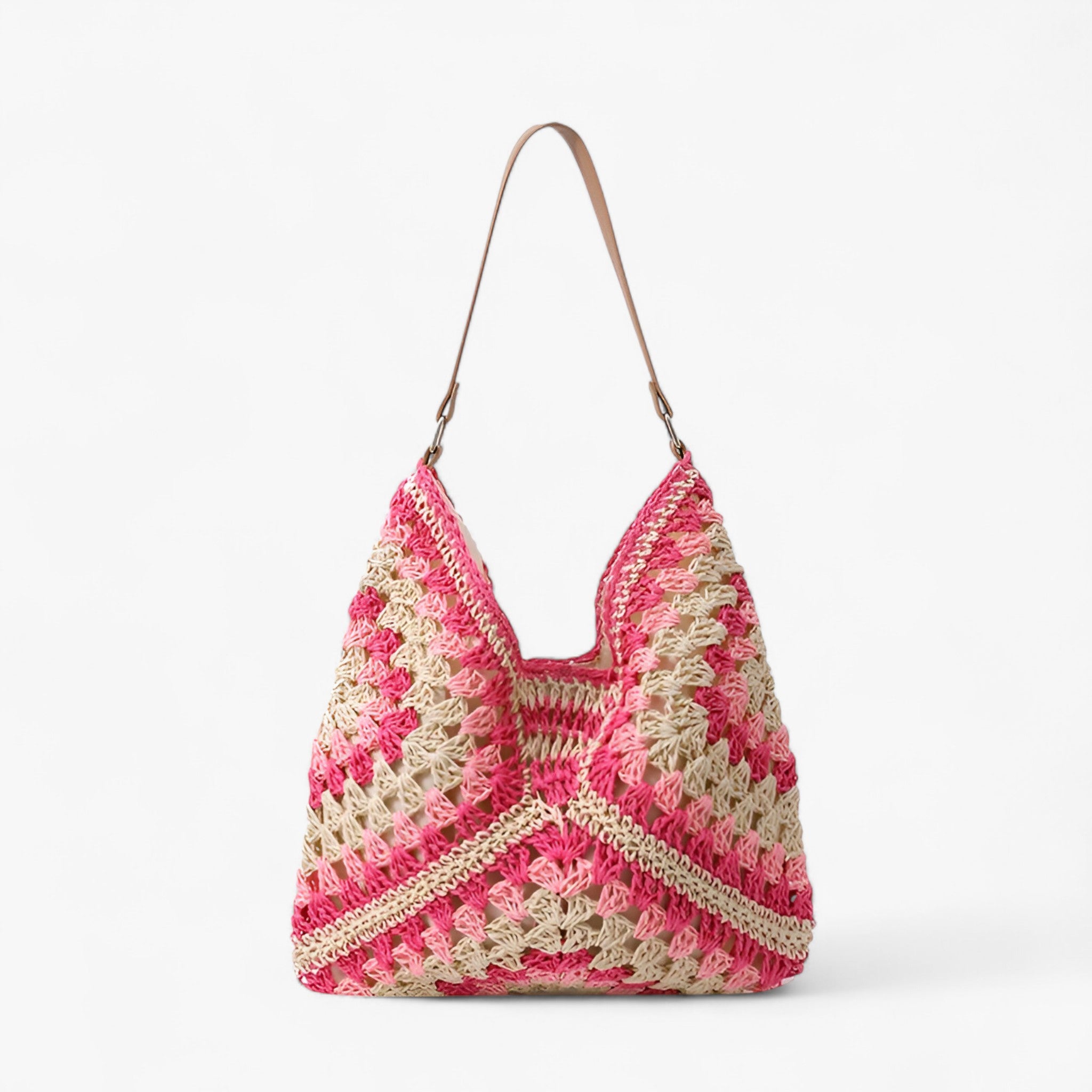 Gracia | Borsa a Spalla Estiva - Rosso Rosa - - Concept Palermo