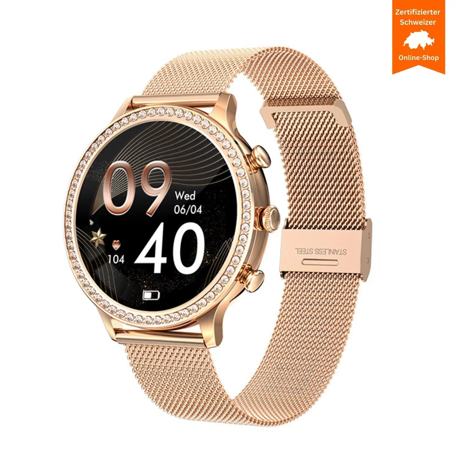 Smartwatch Pro Luisa | Sconto del 50% - Prendi il tuo oggi! - Oro rosa - alle producten collectie dames mode - Concept Palermo