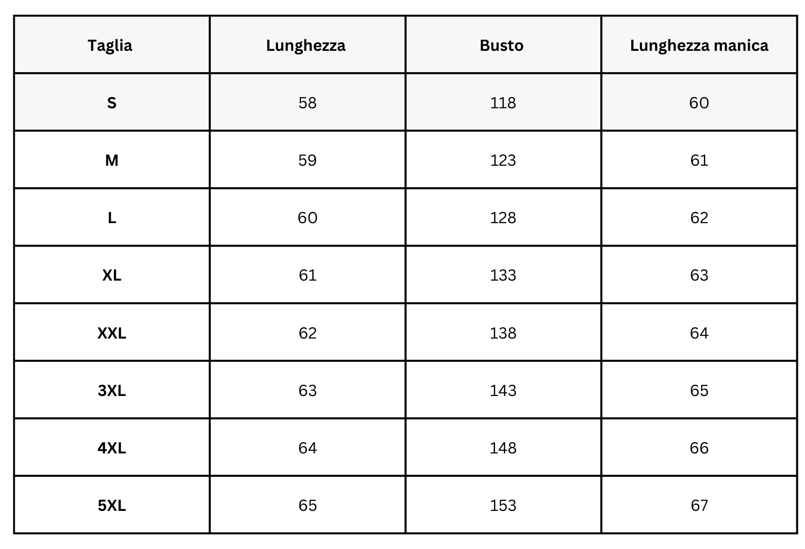 Size Guide
