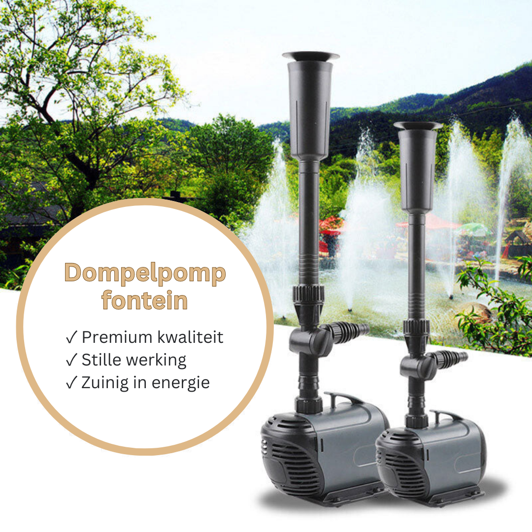 AquaFountain | Godetevi l'effetto calmante delle fontane nel vostro giardino. - - Best Seller Floating Fountain Fountain Pump Fountains & Waterfalls Garden Essential Garden Improvement Pool Pond Decoration Pump Garden Fountain sale Solar Fountain Solar Panel Powered Fountain Water Fountain Waterfall - Concept Palermo