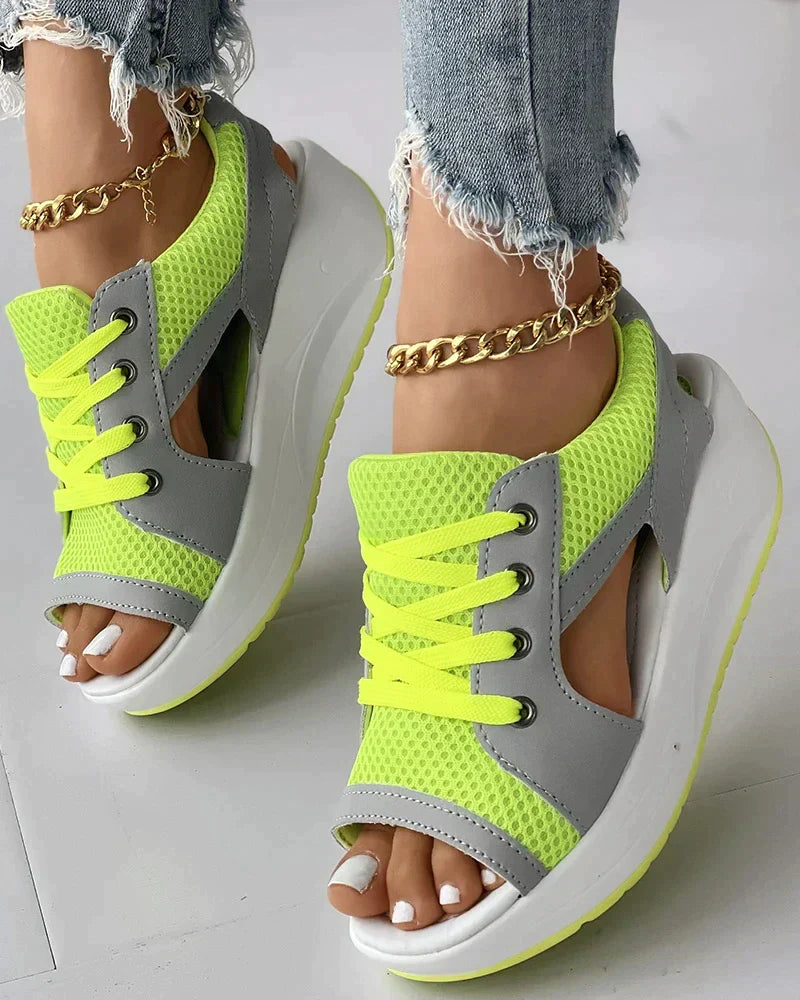Zoë - Sandali ortopedici - Sandali da donna - Verde - sandals women sandals - Concept Palermo