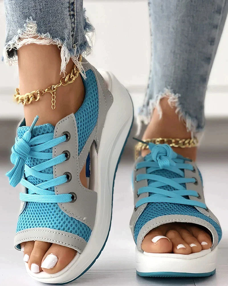 Zoë - Sandali ortopedici - Sandali da donna - Blu - sandals women sandals - Concept Palermo