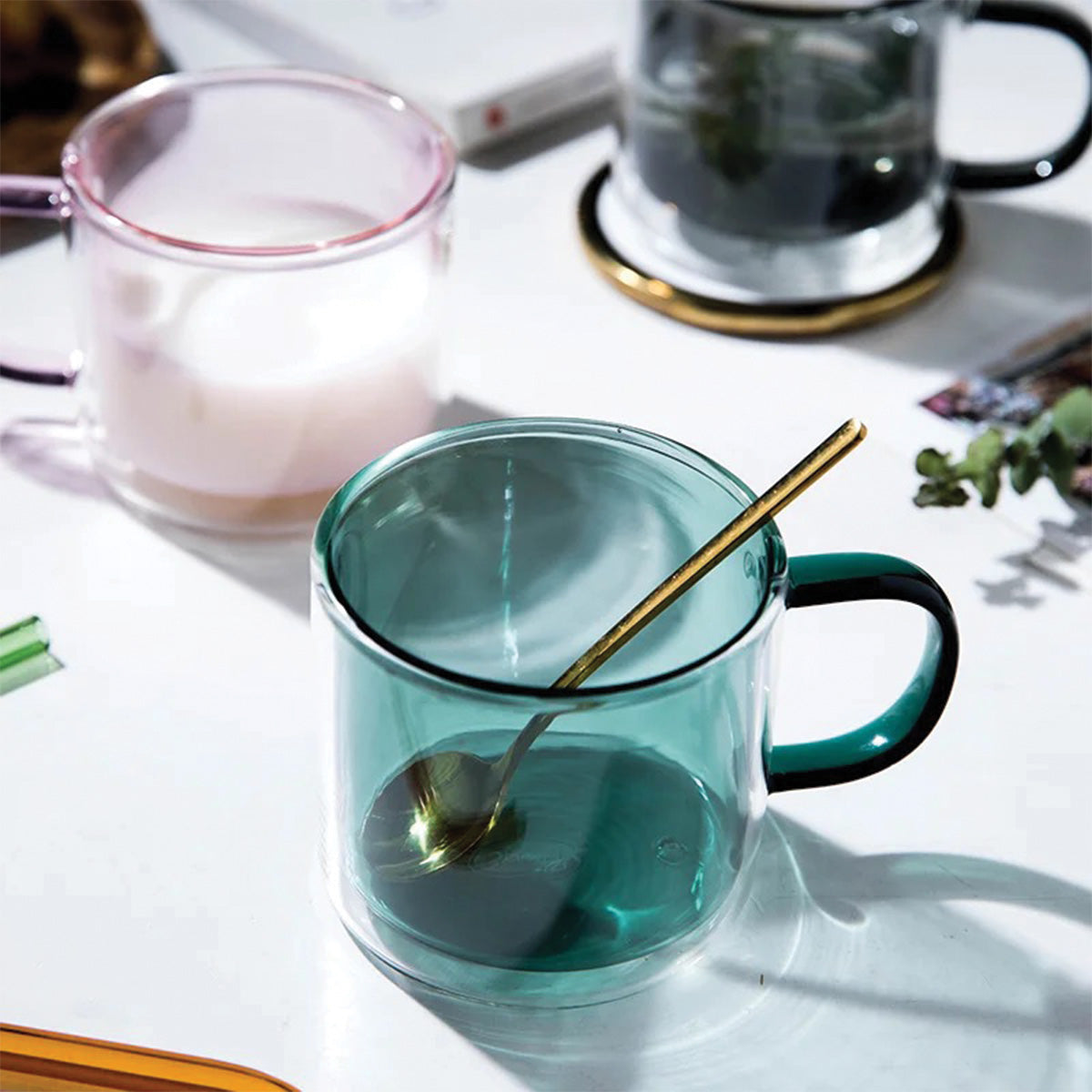 Elegante Suna Bicchieri di Vetro | Bicchieri Stilosi e Sofisticati per una Cena Elegante - - Decor Kitchen Tableware - Concept Palermo