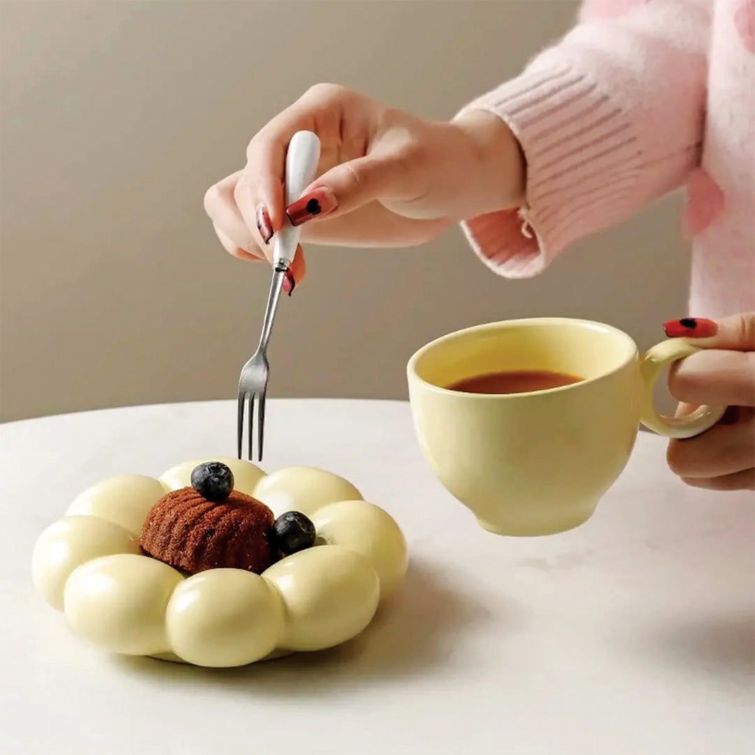 Affascinante Tazza di Girasole | Un Incantevole Sogno di Fiori per il Tuo Caffè Mattutino - - Ceramics Decor Kitchen Mug Tableware - Concept Palermo