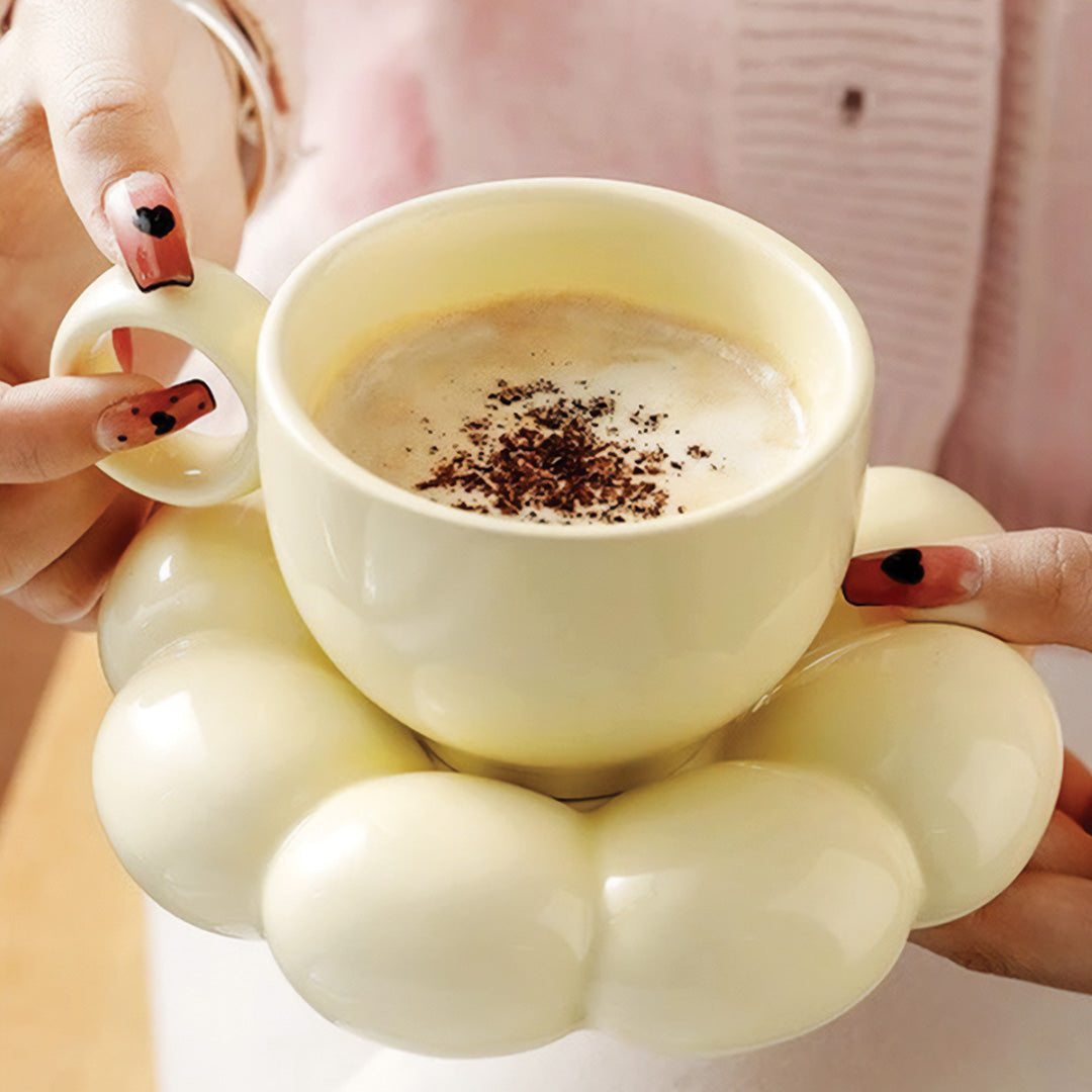 Affascinante Tazza di Girasole | Un Incantevole Sogno di Fiori per il Tuo Caffè Mattutino - - Ceramics Decor Kitchen Mug Tableware - Concept Palermo