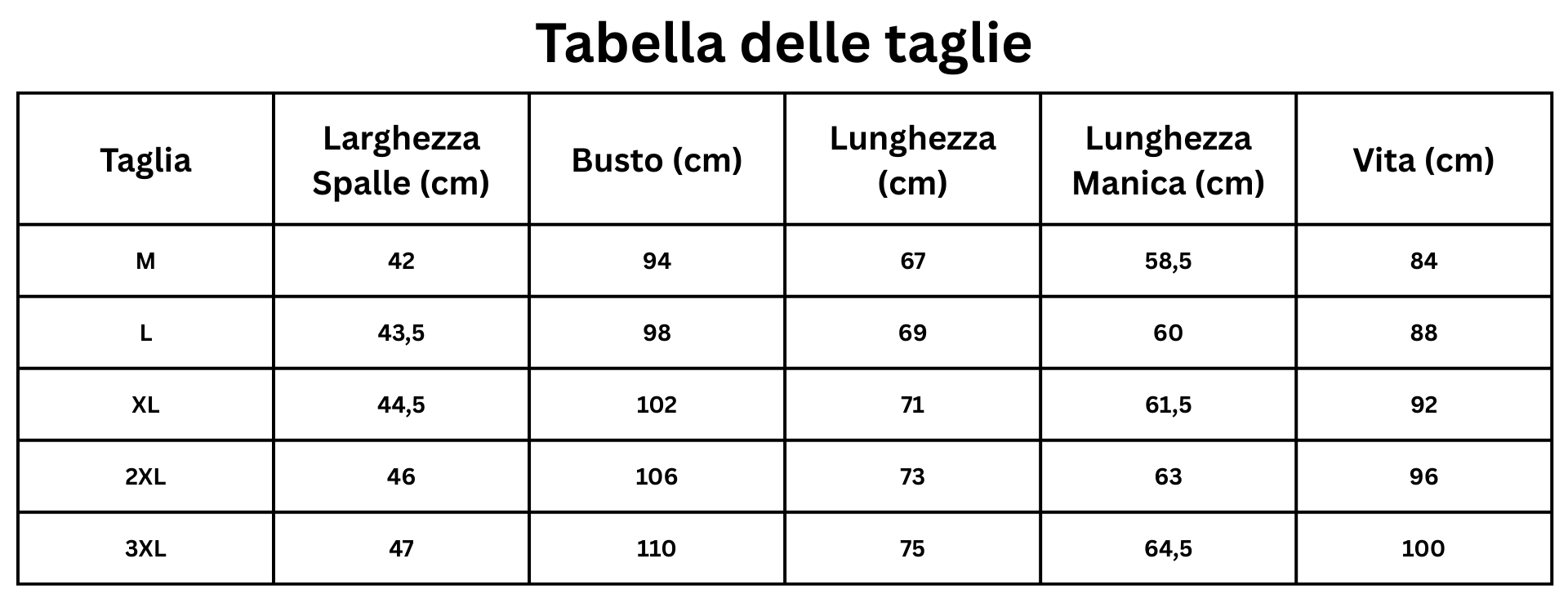 Size Guide