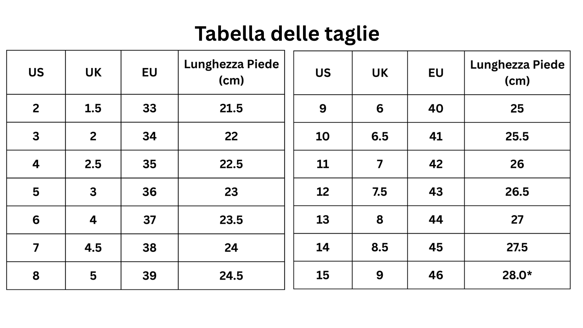 Size Guide