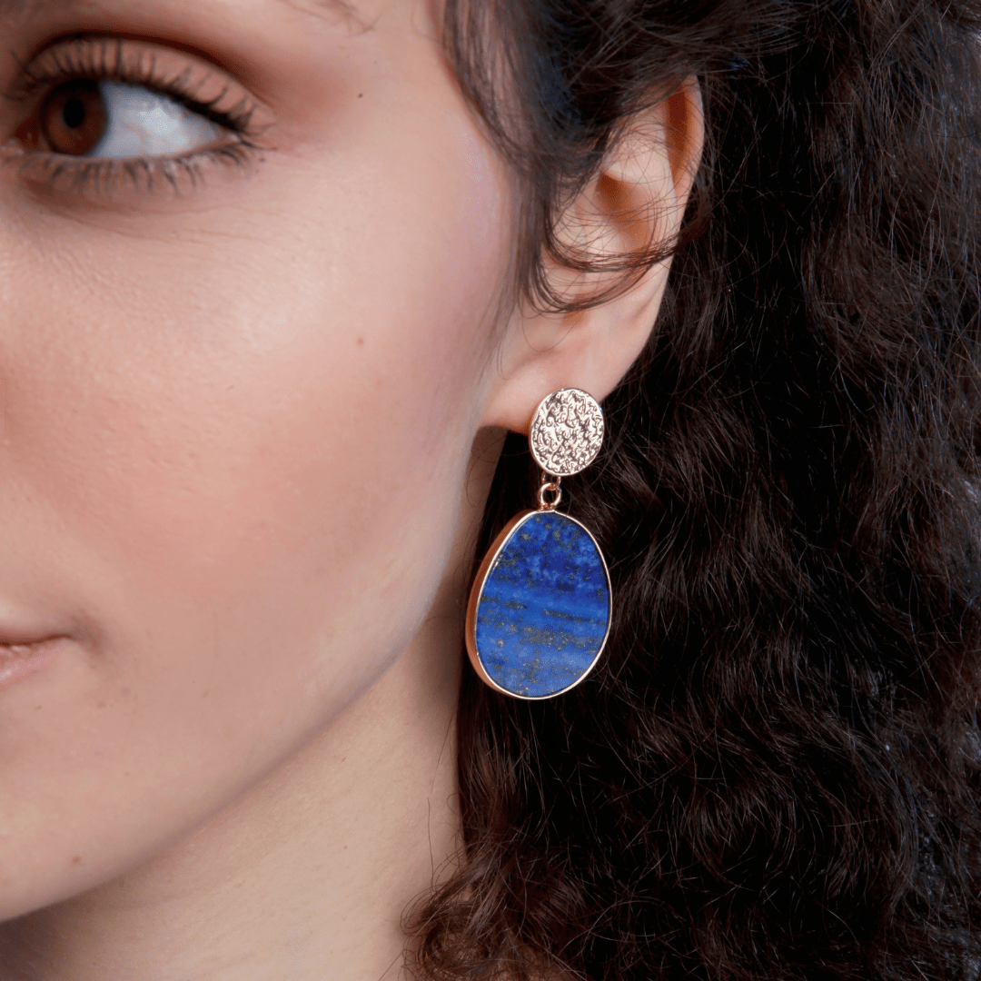 Orecchini Protettivi in Lapislazzuli HealWithin - - EARRINGS Earrings for Women Girls New Fashion Earrings womens earring - Concept Palermo
