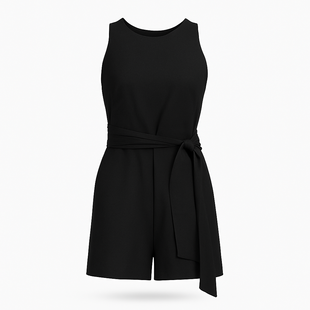 Hazel | Tuta Elegante Donna per Ogni Occasione - Nero - abbigliamento versatile abito formale casual chic moda donna taglio moderno tuta elegante tuta poliestere vestibilità comoda - Concept Palermo