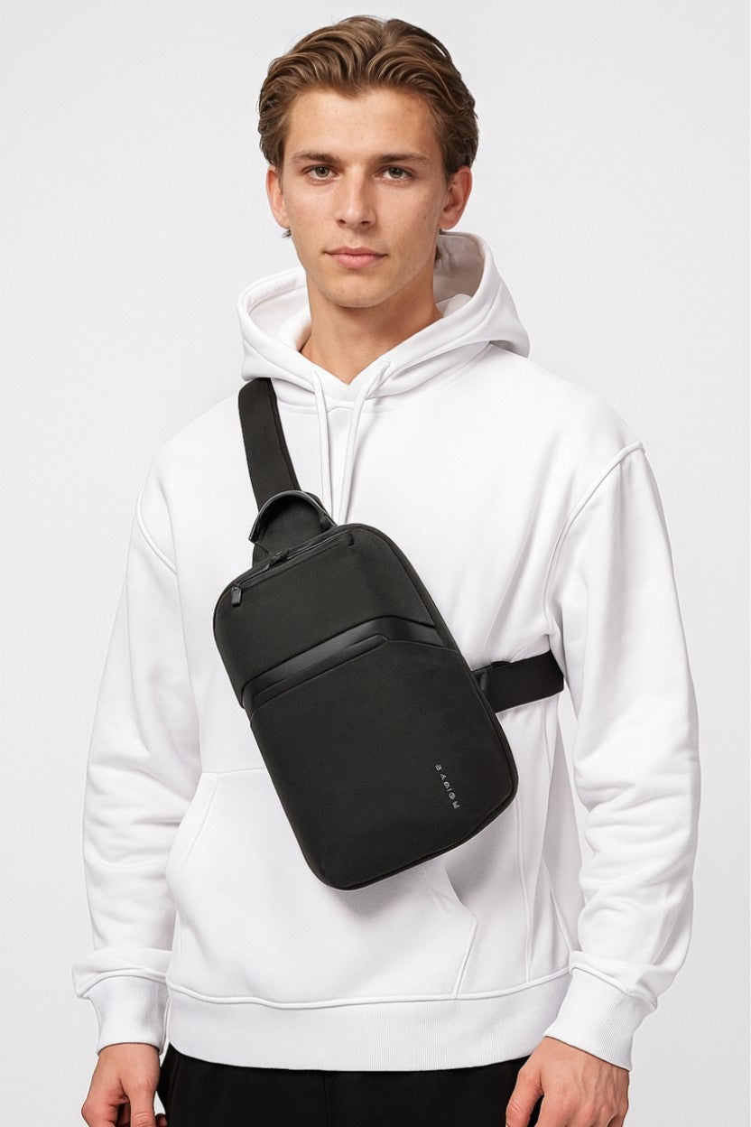 Rory | Borsa a Tracolla Oxford Bange – Nera, per Viaggio e Uso Quotidiano - - Borsa a Spalla Borsa a Tracolla Borsa da Viaggio Borsa Sling fashion - Concept Palermo