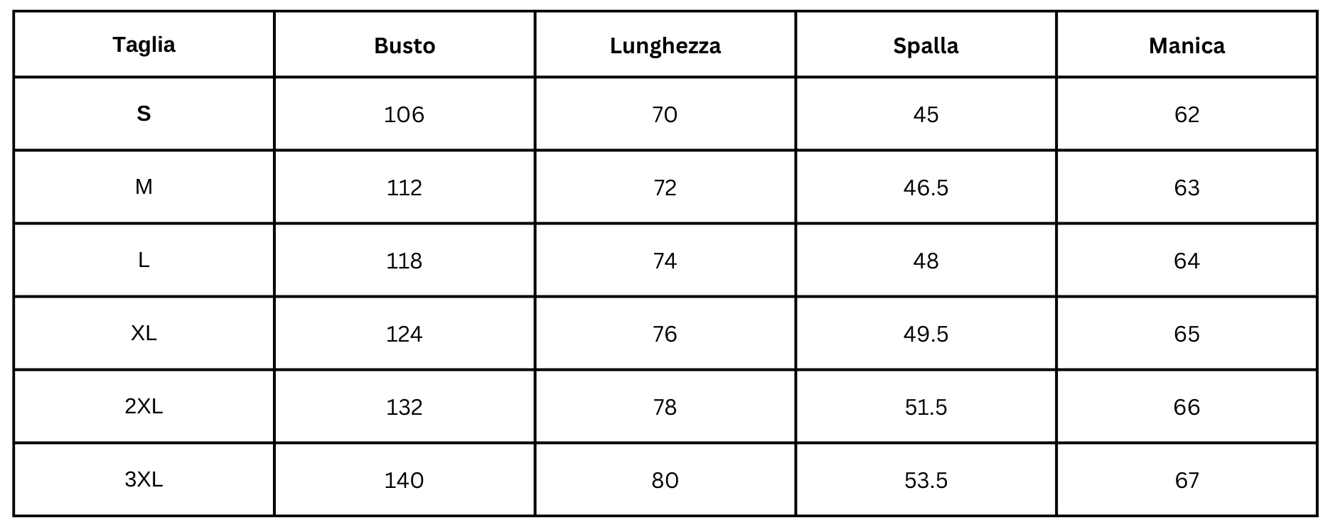 Size Guide