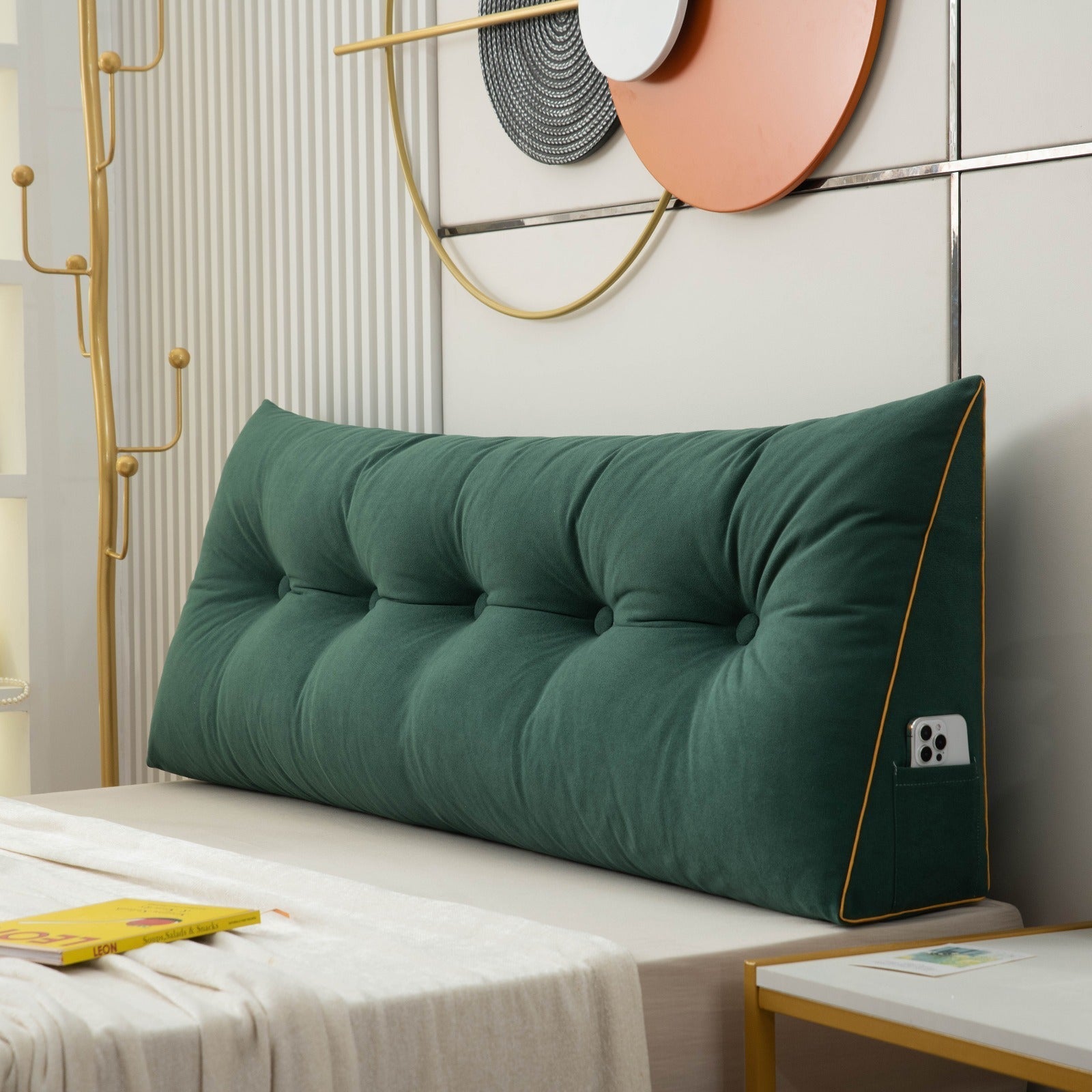 Luxe Chic™ – Cuscino Ergonomico per Parrucche per il Massimo Comfort - Verde scuro - GIRAFFLYSTICKY - Concept Palermo