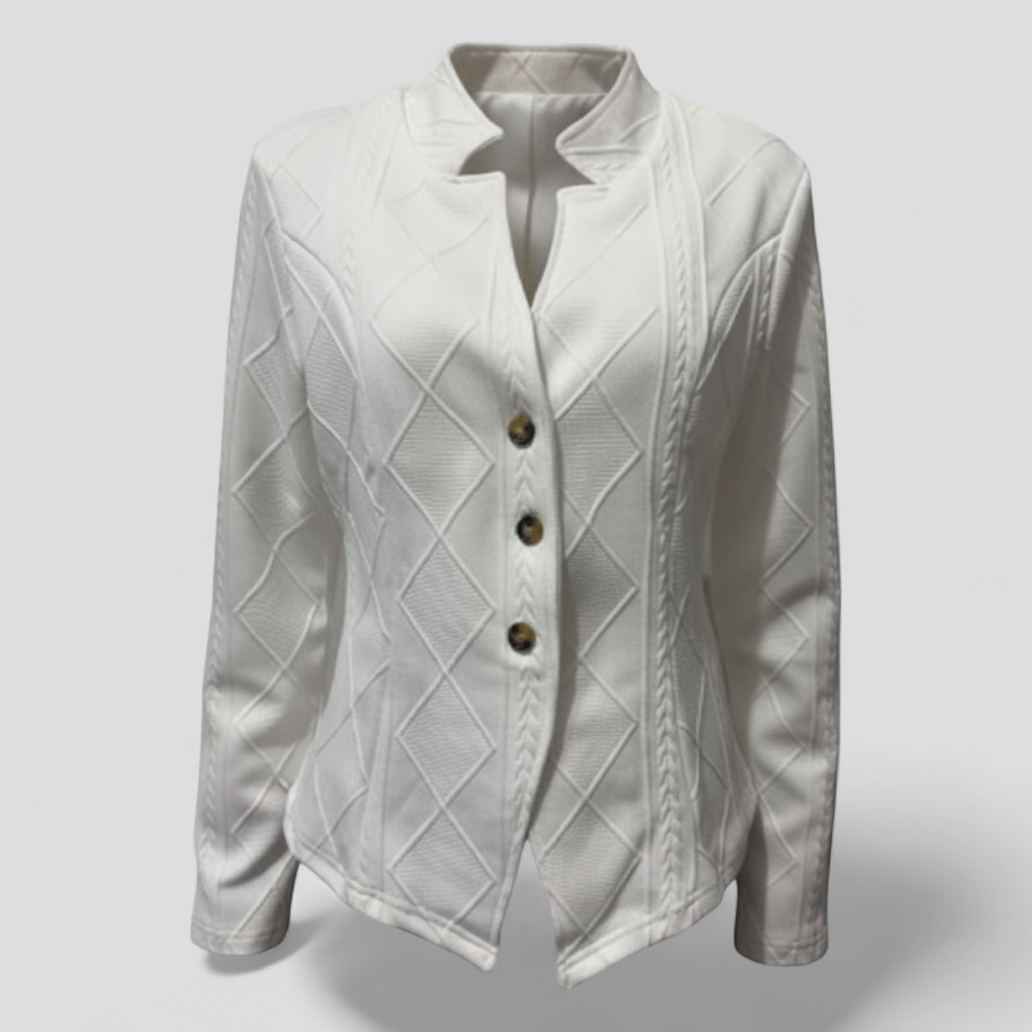 Verna | Camicia Elegante a Maniche Lunghe - Bianco - - Concept Palermo