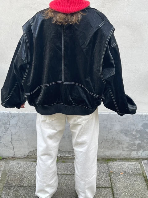 Fiore - Giacca Chic da donna in similpelle - - - Concept Palermo