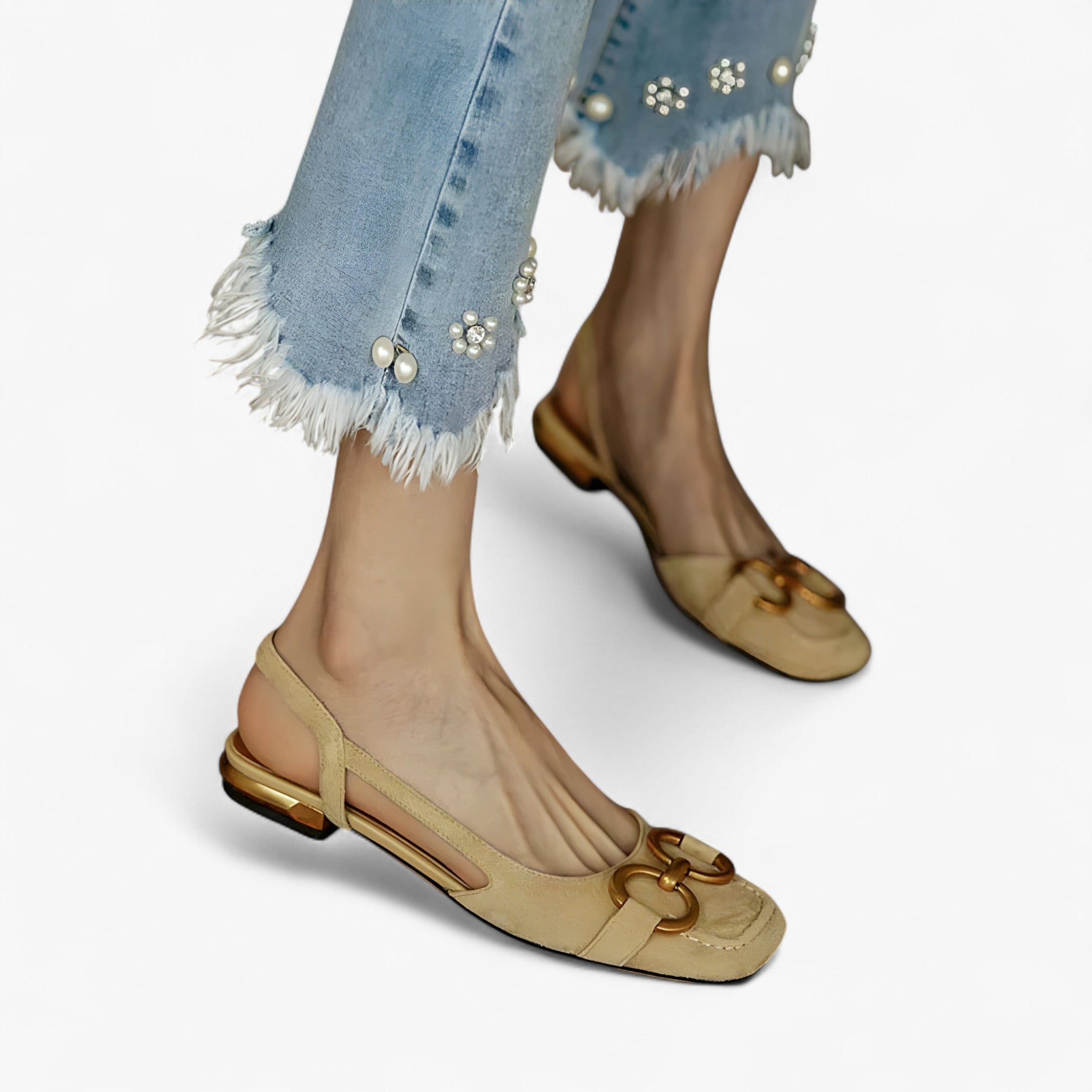 Leny | Sandali Ortopedici Eleganti - Khaki - ammortizzazione integrale calzature stabili pantofole ortopediche sandali artigianali sandali comfort sandali estivi sandali ortopedici sandali regolabili scarpe in pelle vestibilità personalizzata - Concept Palermo