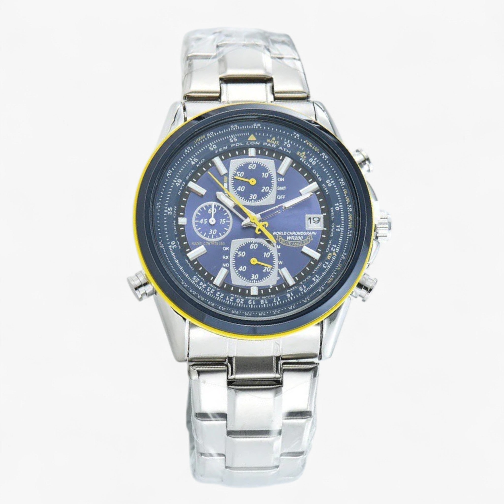 AeroMaster | Orologio da pilota elegante e funzionale - Blu (cinturino in acciaio) - watches WATCHES FOR MEN - Concept Palermo