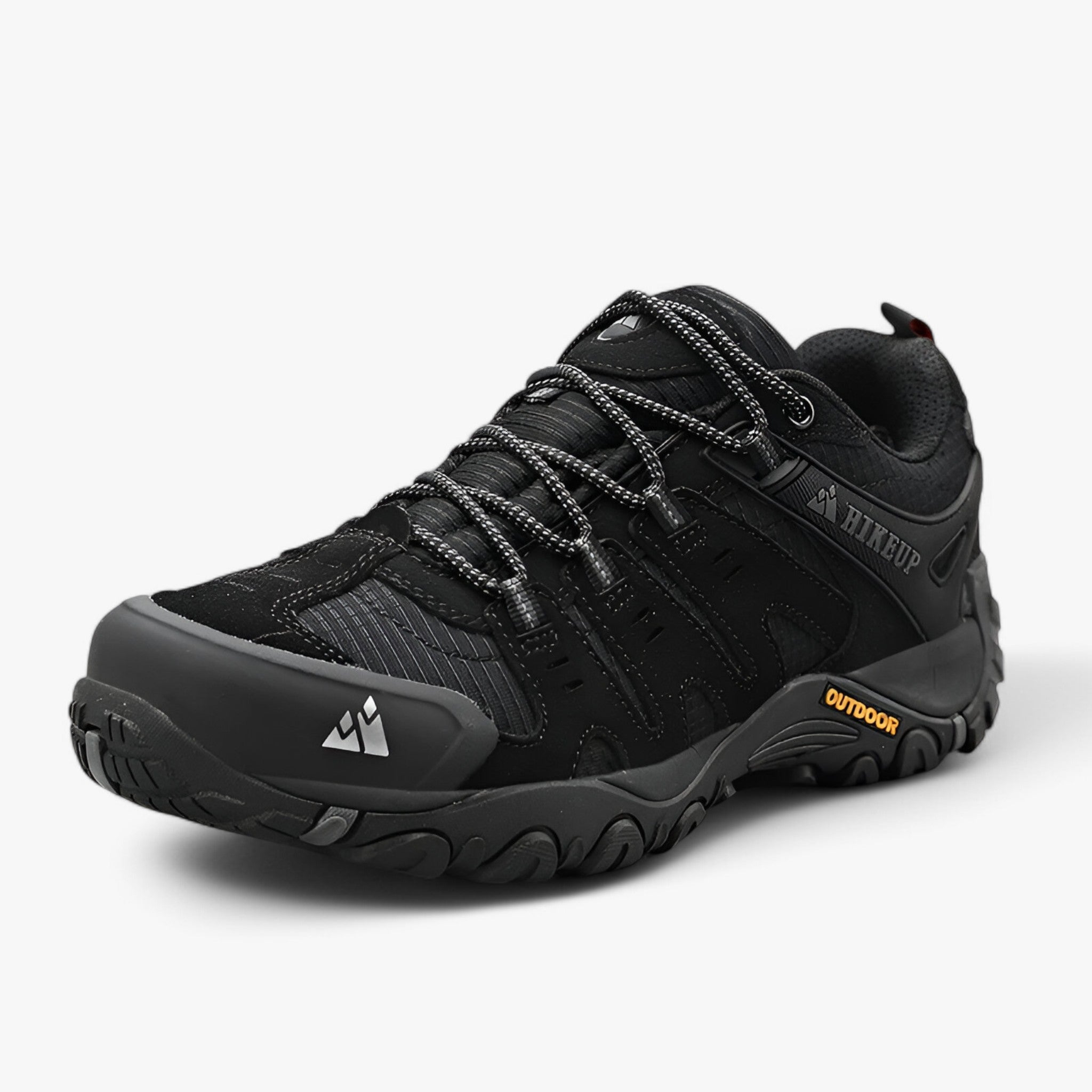 Scarpe da Trekking da Uomo in Camoscio e Pelle – Sneakers Confortevoli per Escursioni - Nero - hiking shoes Men's Shoes shoes - Concept Palermo