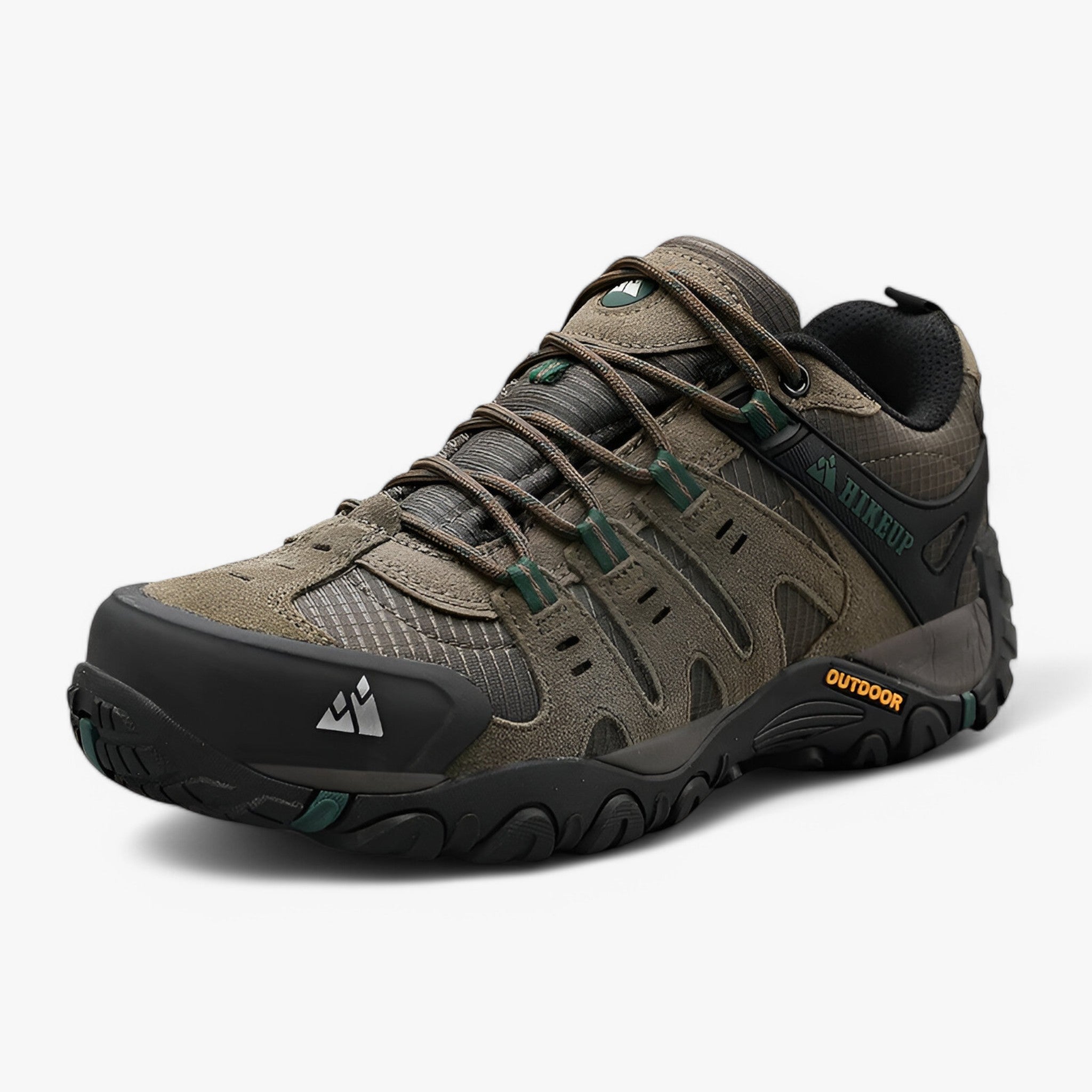 Scarpe da Trekking da Uomo in Camoscio e Pelle – Sneakers Confortevoli per Escursioni - Marrone Chiaro - hiking shoes Men's Shoes shoes - Concept Palermo