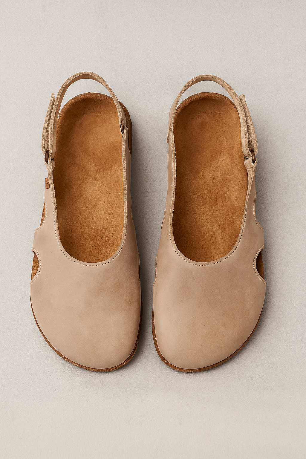 Ophelia | Décolleté con tacco medio in faux pelle - Beige - Frauen Sandalen sandlas women - Concept Palermo