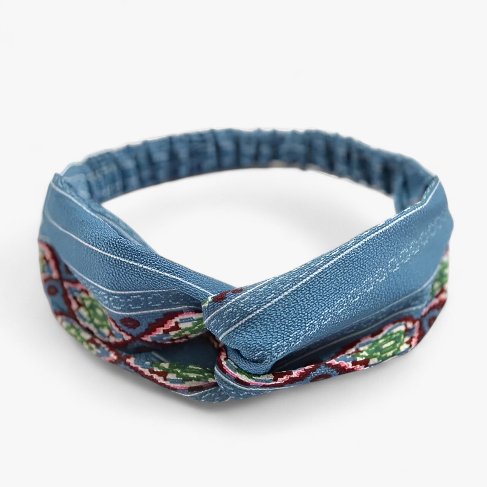 Fascia con stampa bohemien Bandana vintage - Blu - headband - Concept Palermo