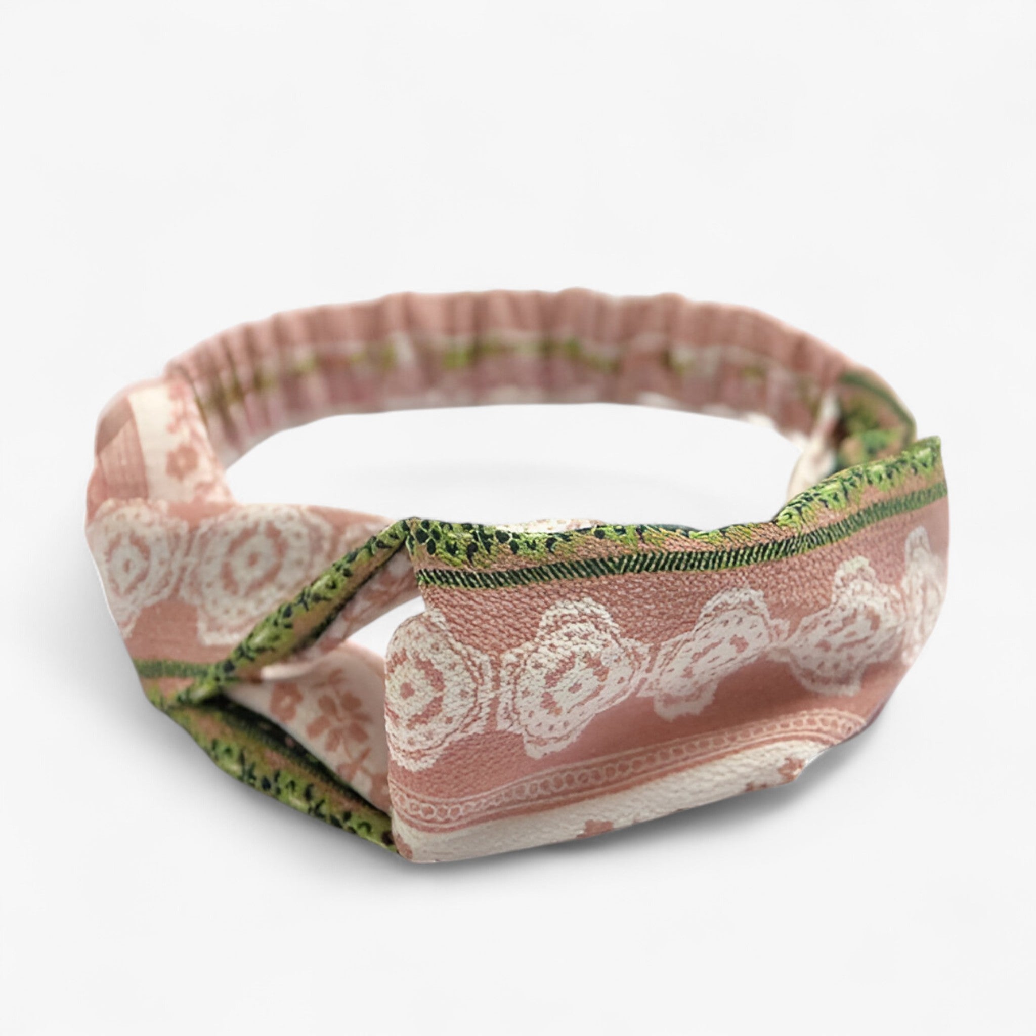 Fascia con stampa bohemien Bandana vintage - Rosa - headband - Concept Palermo