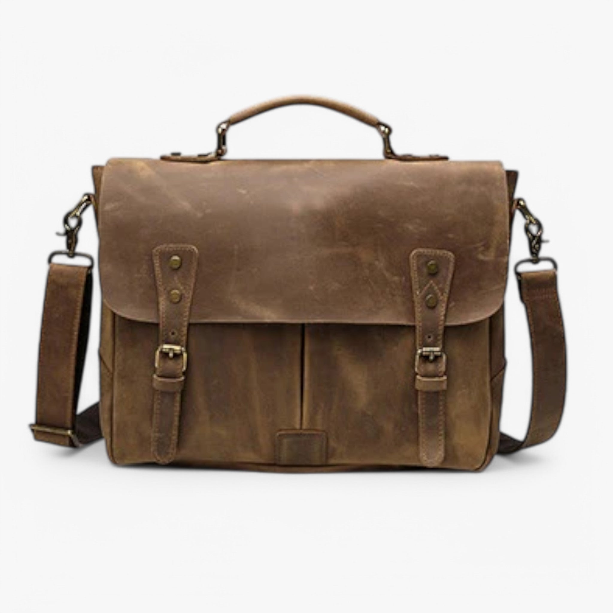 Matteo | Borsa a tracolla in pelle vintage - - - Concept Palermo