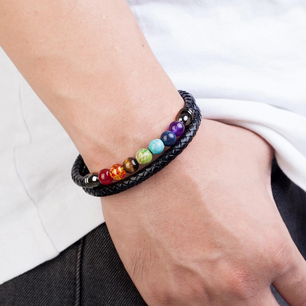 Braccialetto Chakra Connection | Mantieni i tuoi chakra in equilibrio! - - BRACELETS mens bracelet - Concept Palermo