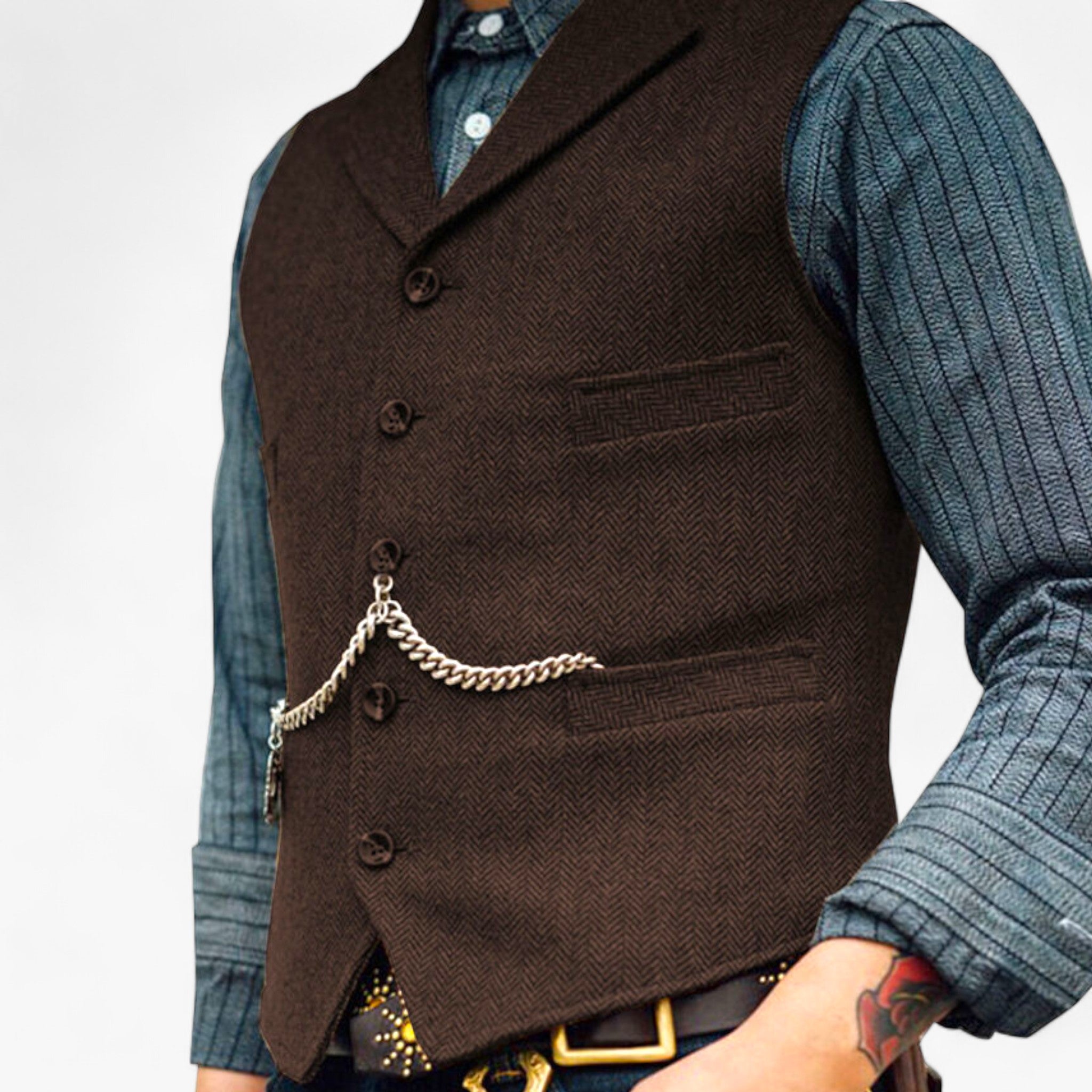 Henry | Gilet business in ottone - Eleganza senza tempo - - - Concept Palermo