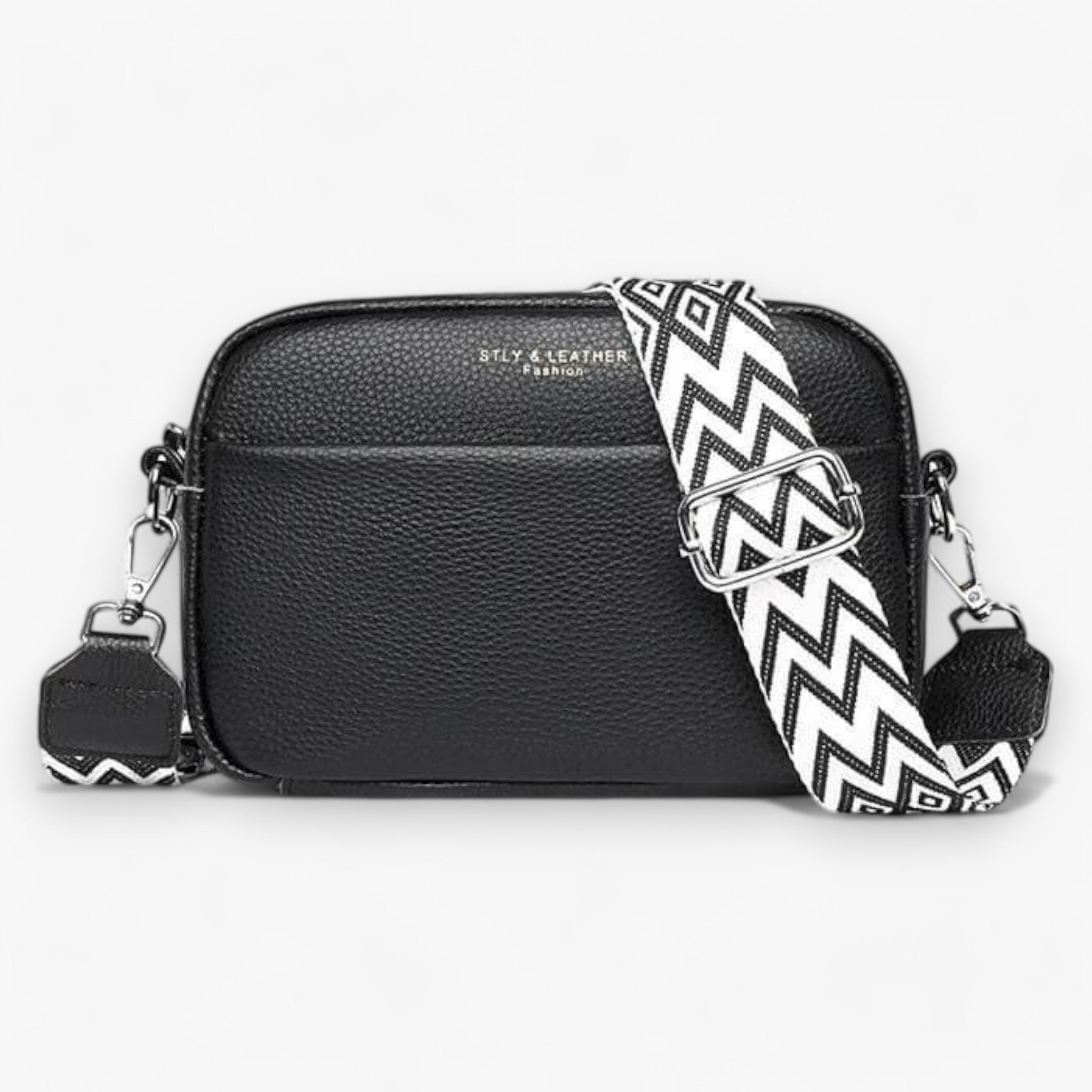Crossbody Bag™ - Borsa da donna in pelle - Nero (2 in magazzino) - ac Old (Google) old_google - Concept Palermo
