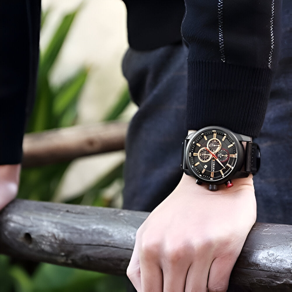 Orologio cronografo da polso CURREN per uomo - - watch WATCHES FOR MEN wistwatches - Concept Palermo