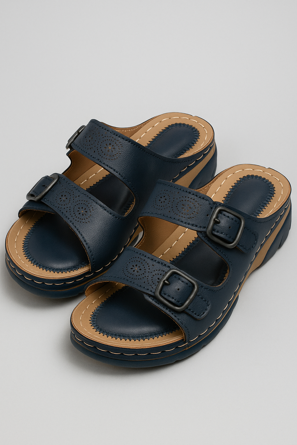 Onnelee | Sandali Ortopedici per Uomo con Attacchi Comodità Estiva - Blu scuro - New Arrivals Sandals Spring/Summer Women Women shoes - Concept Palermo