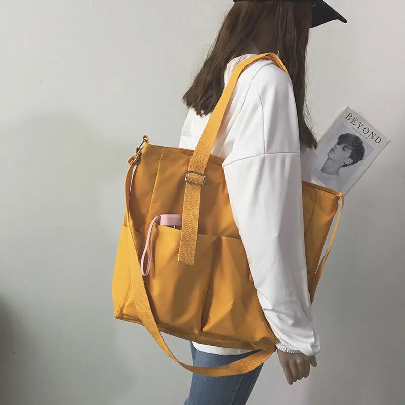 Aurelia - Borsa di tela grande impermeabile - - Bags canvas bag handbags Shoulder Bags tote bag tote bags women bags Women's handbags - Concept Palermo