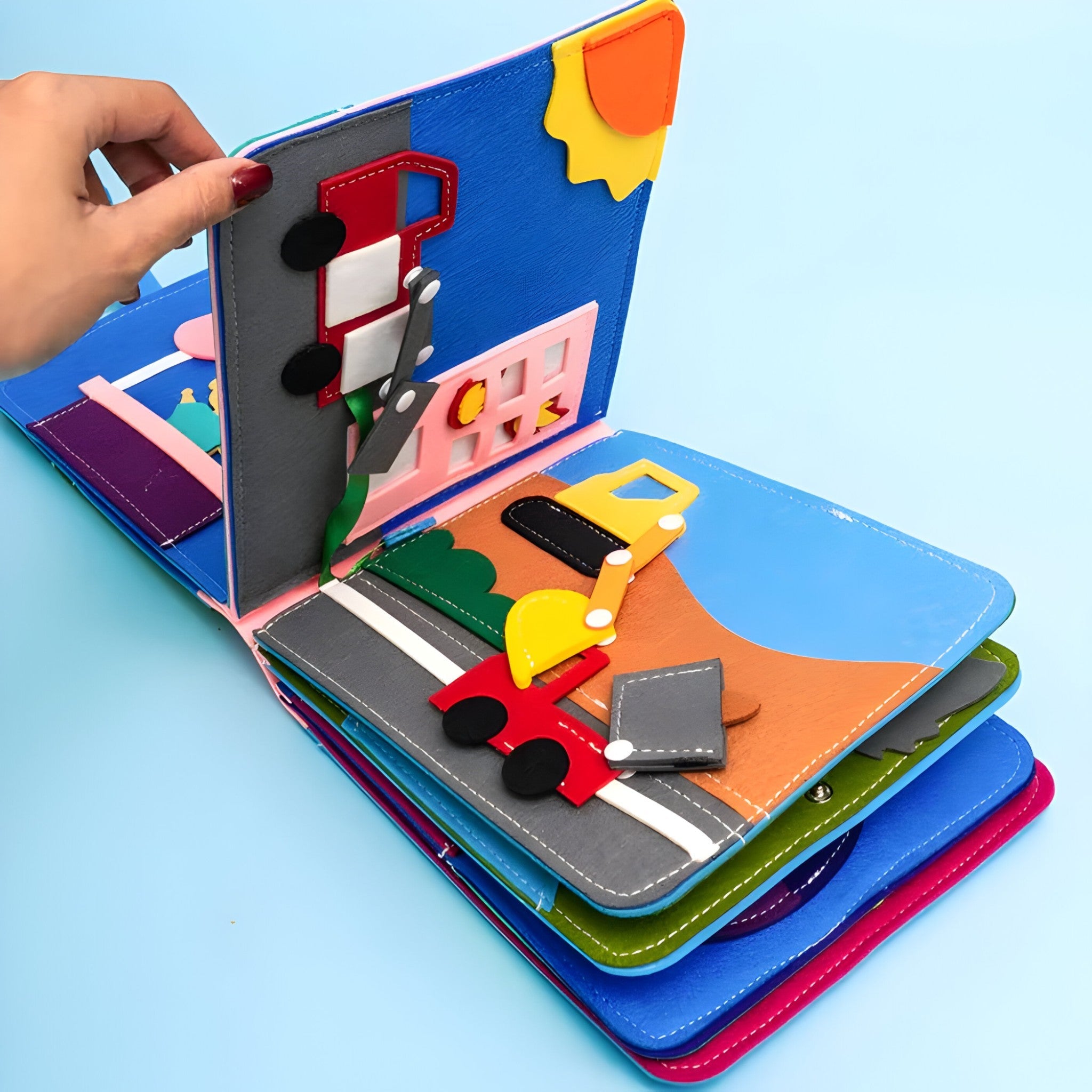 Montessori Storybook™: Apprendimento e intrattenimento in viaggio e al ristorante per bambini - - educational toys reading toys Story Book - Concept Palermo