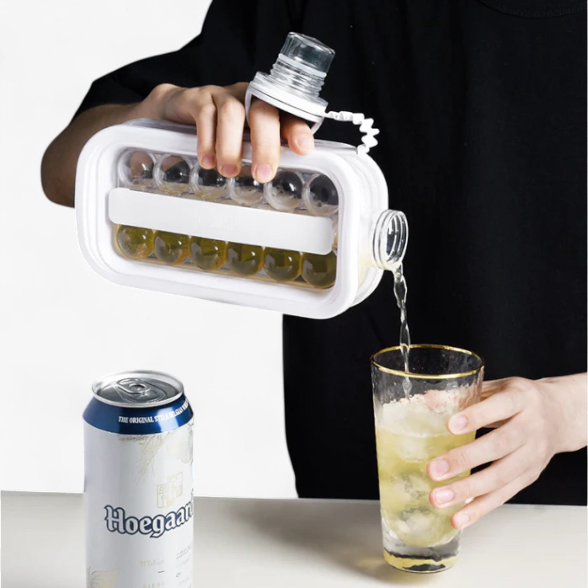 IceGrid - Macchina per cubetti di ghiaccio 2-in-1 per bottiglie - - Ice cube Ice maker Ice maker bottle Kitchen Kitchenware - Concept Palermo