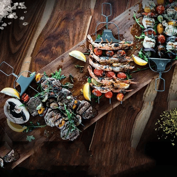 SkewGril | Spiedini da grill a 3 vie | Acciaio inossidabile - - 3-way skewers grill skewers grilling stick Skewers skewers stick - Concept Palermo