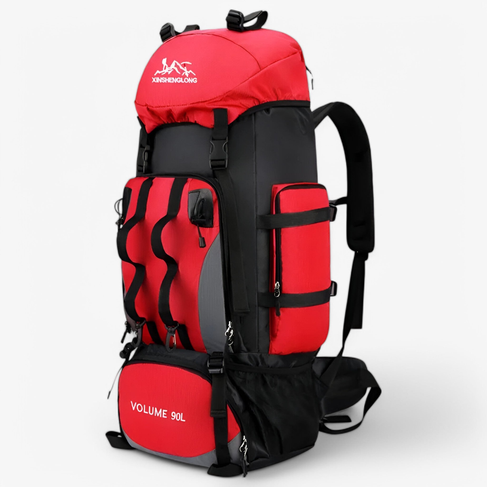Zaino Impermeabile per Escursioni e Campeggio - Rosso - Backpacks hiking backpacks - Concept Palermo