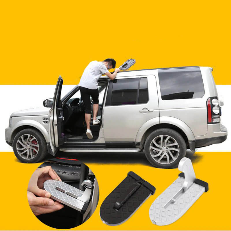 RoofStep | La soluzione per accedere senza sforzo al tetto dell'auto - - Auto Gear Door Step Best Seller Car Roof Step Easy Access to Roof Emergency Glass Car Breaker Foldable Car Roof Rack Step Foldable Car Step Hammer Hook Pedal Main Product Portable Ladder Alternative Roof Access Roof Supports sale Vehicle Accessory - Concept Palermo