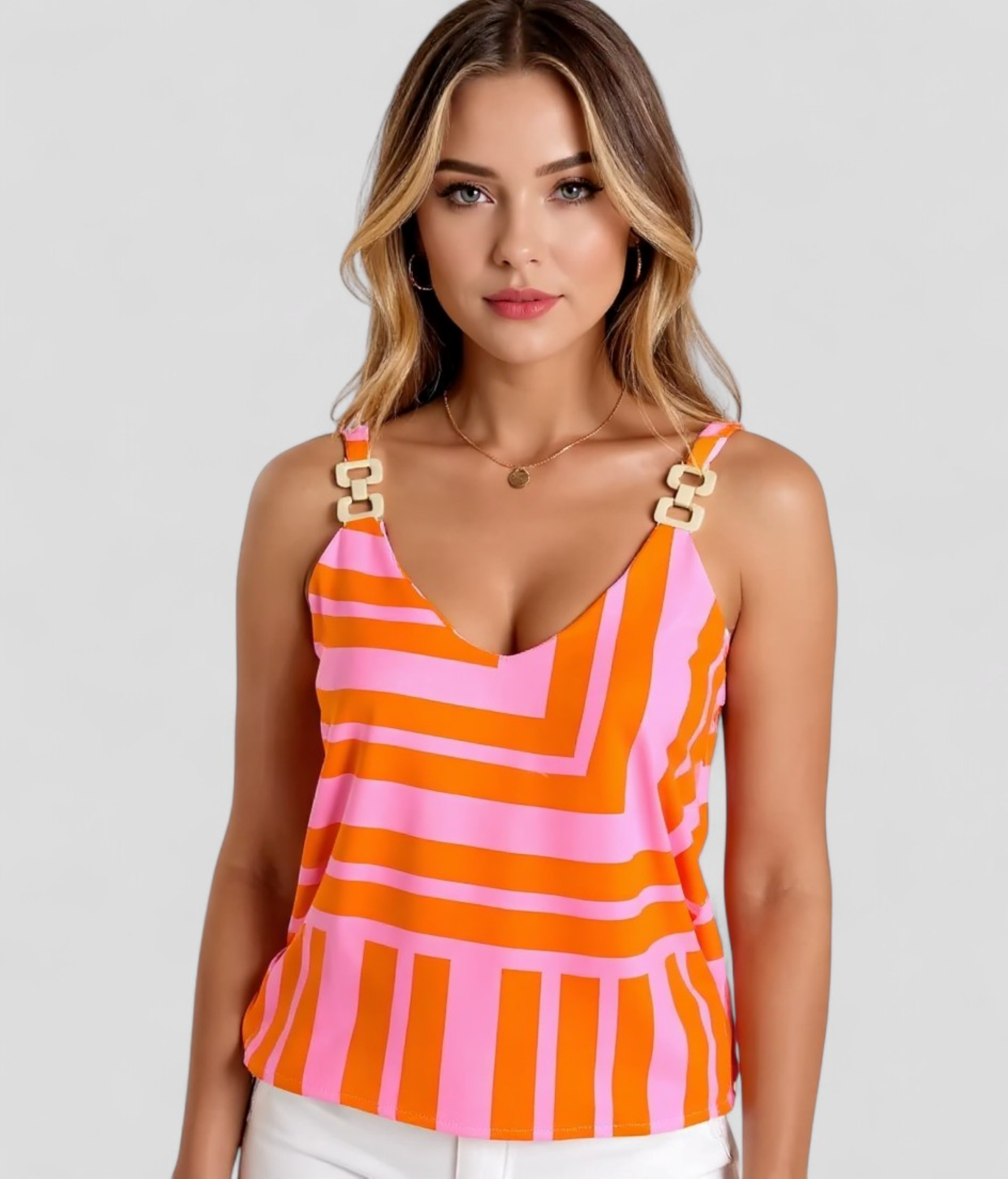 Marzia | Blusa Elegante Donna in Chiffon Leggero - - abbigliamento ufficio blusa elegante blusa primavera estate blusa versatile chiffon donna maniche lunghe moda casual scollatura a V taglia ampia tops oversize - Concept Palermo