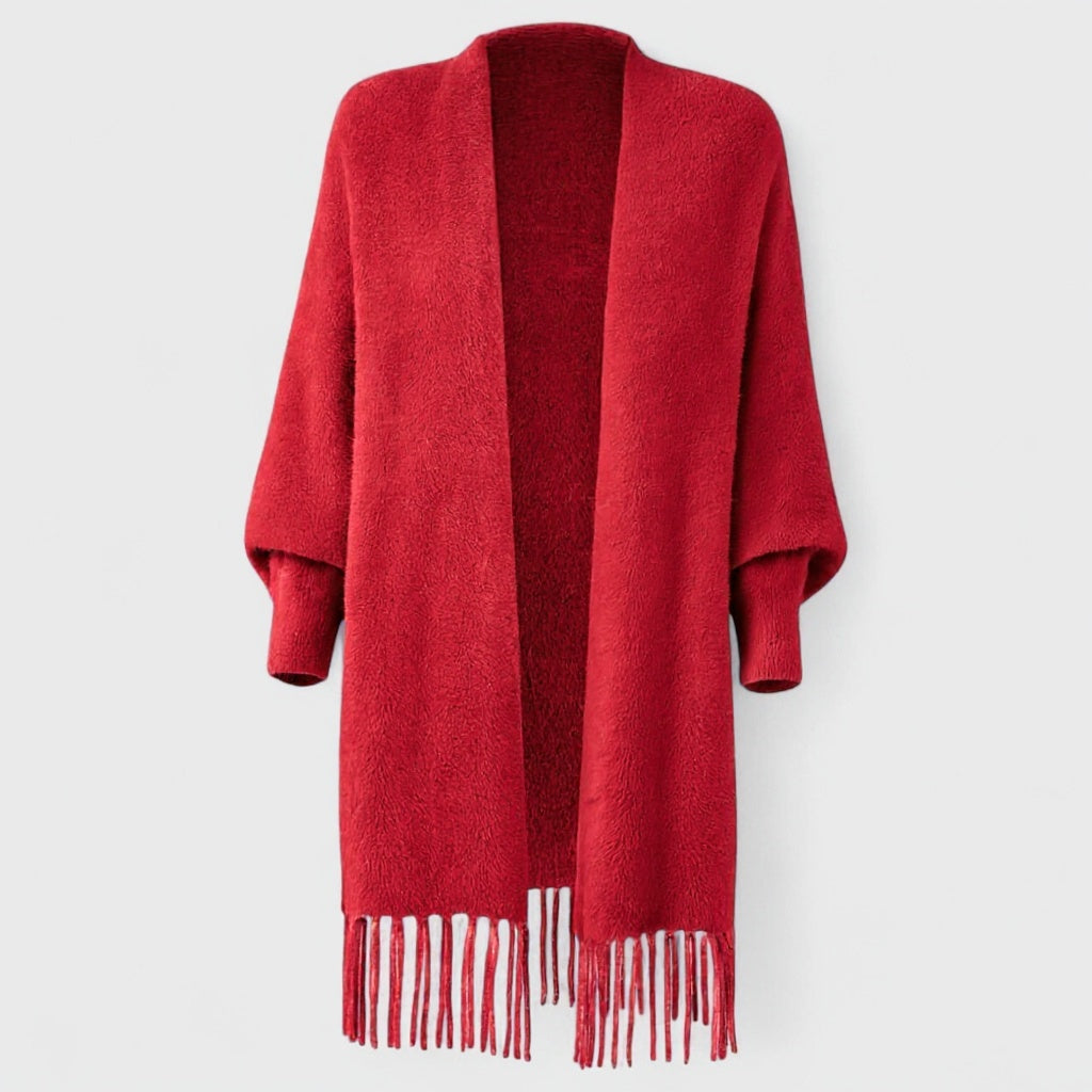Abia | Giacca Donna Stile Unico - Rosso - abbigliamento femminile fashion donna giacca comfort giacca con zip giacca donna giacca elegante giacca pratico giacca stagione giacca versatile jacket minimalista - Concept Palermo