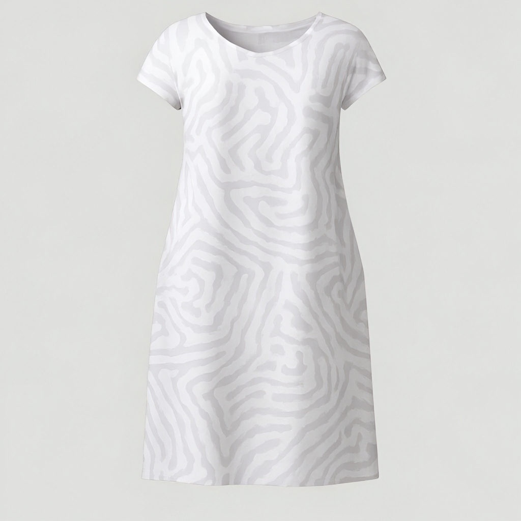 Oria | Abito Estivo Elegante Donna A-Line - Bianco - abbigliamento estivo abito A-Line abito casual abito estivo fashion estate moda femminile stile estivo tessuto traspirante vestito comodo vestito donna vestito estivo - Concept Palermo