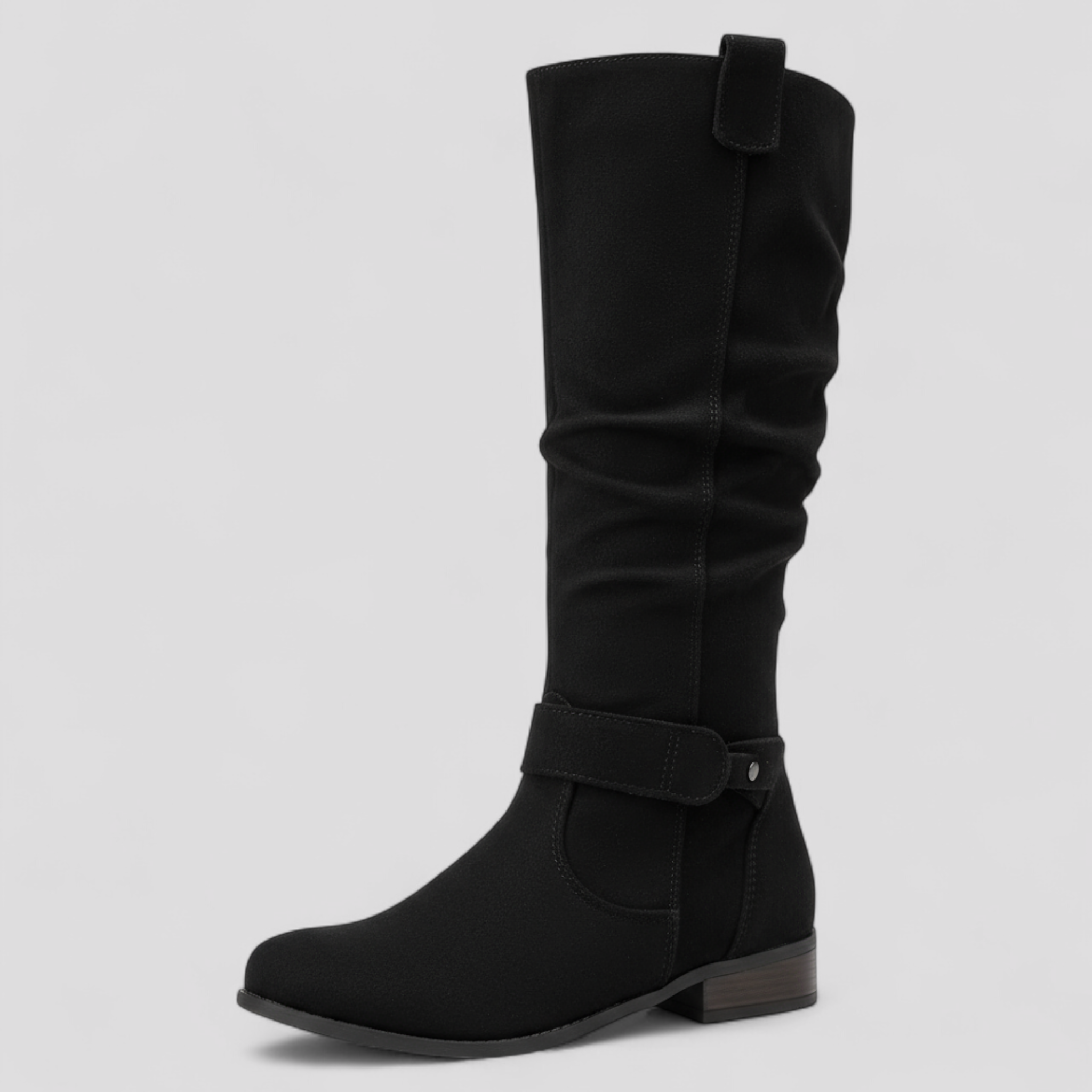 Jianna | Stivaletti in pelle scamosciata - Nero - 1012402 1itemsoldjan16th boots-ai Damesmode female-ai footwear-ai Shoes spring Tuckhub velori oslo20241009 Winter Women - Concept Palermo