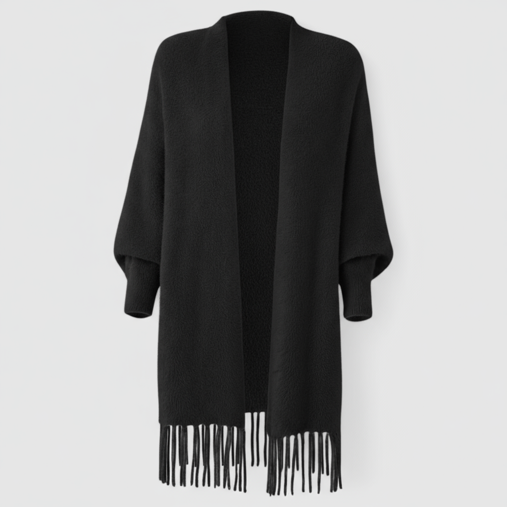 Abia | Giacca Donna Stile Unico - Nero - abbigliamento femminile fashion donna giacca comfort giacca con zip giacca donna giacca elegante giacca pratico giacca stagione giacca versatile jacket minimalista - Concept Palermo