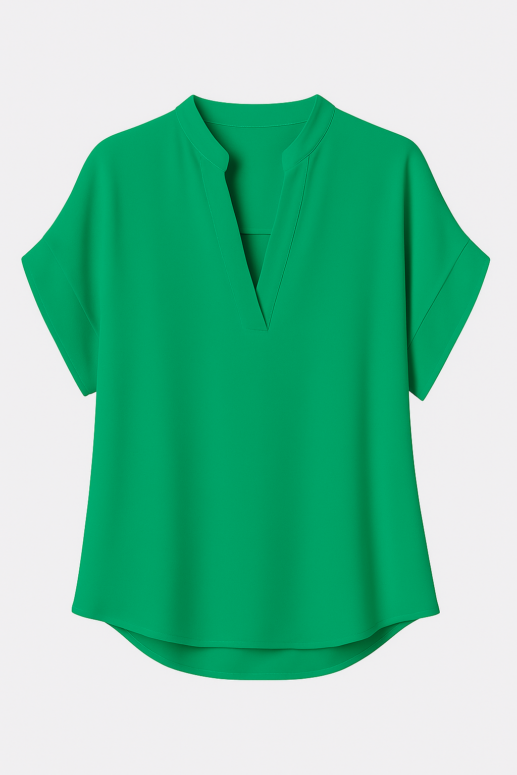 Ysoria | Blusa estiva con scollo a V - Verde - Blouse fashion Tops women - Concept Palermo