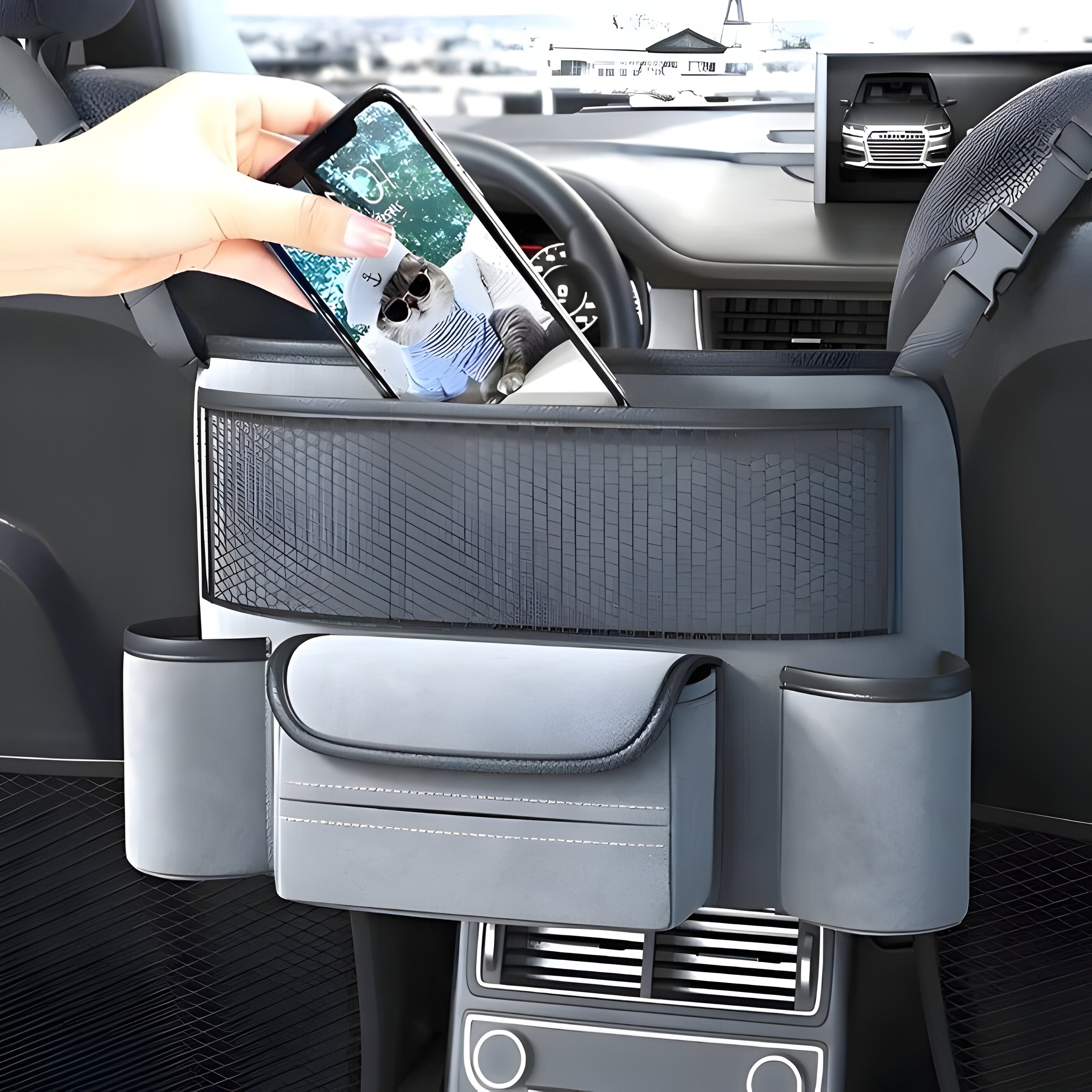 HangSmart™ - Dite addio a un'auto disordinata! - - car car accessory car organizer vehicle organizers - Concept Palermo