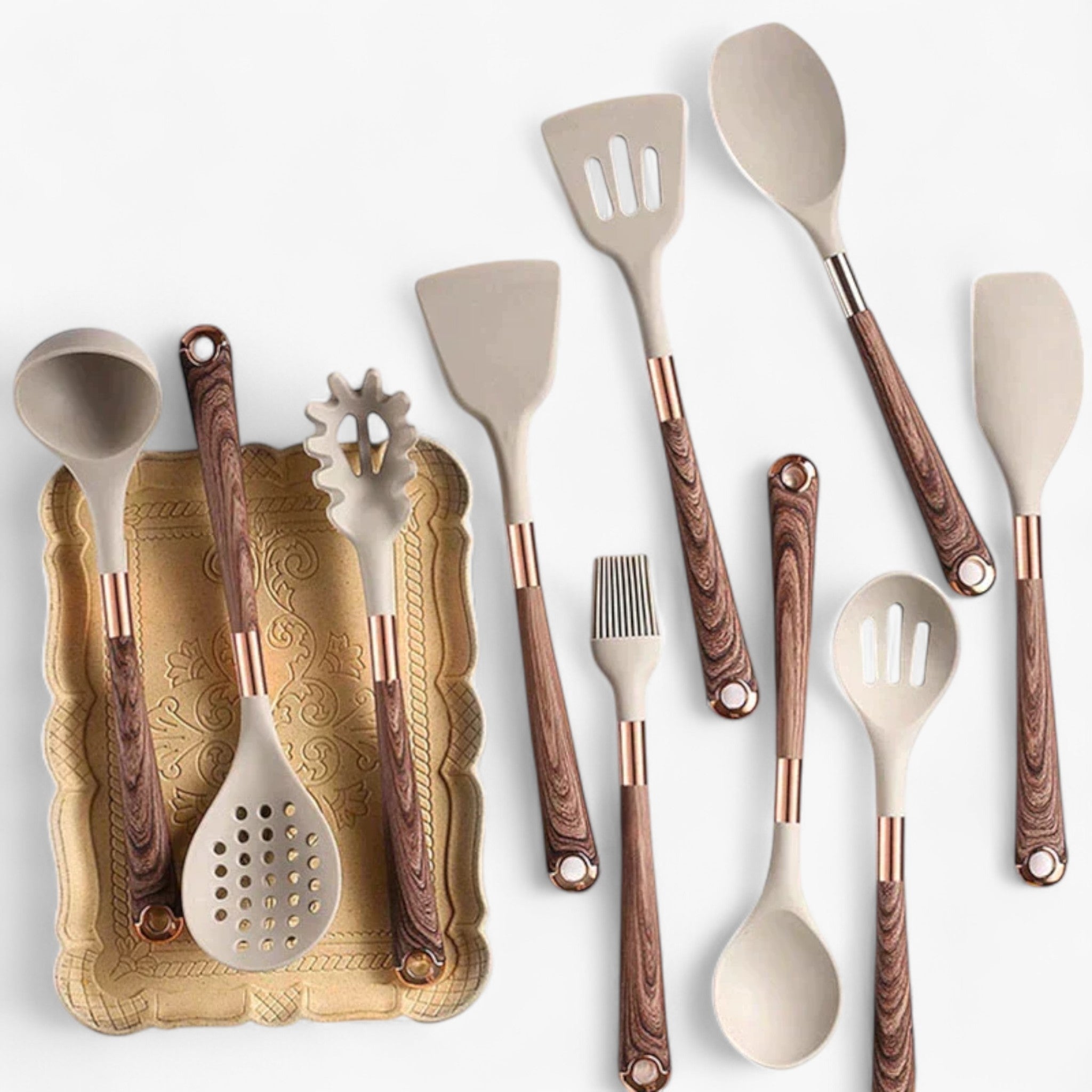 Set di 10 utensili da cucina | Silicone di alta qualità - Carine - - Kitchen Kitchen tools Kitchen tools Set Kitchen Utensils Kitchenware - Concept Palermo