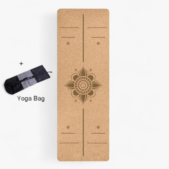 Sofia | Tappetino da yoga in sughero naturale - - yoga mat - Concept Palermo