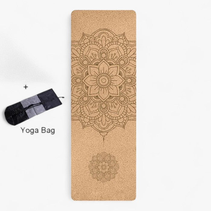 Sofia | Tappetino da yoga in sughero naturale - Mandala - yoga mat - Concept Palermo