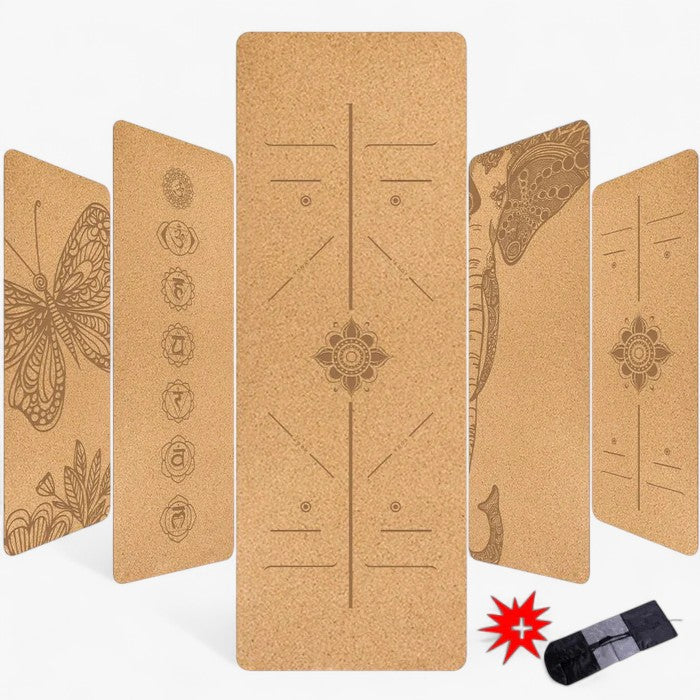 Sofia | Tappetino da yoga in sughero naturale - - yoga mat - Concept Palermo