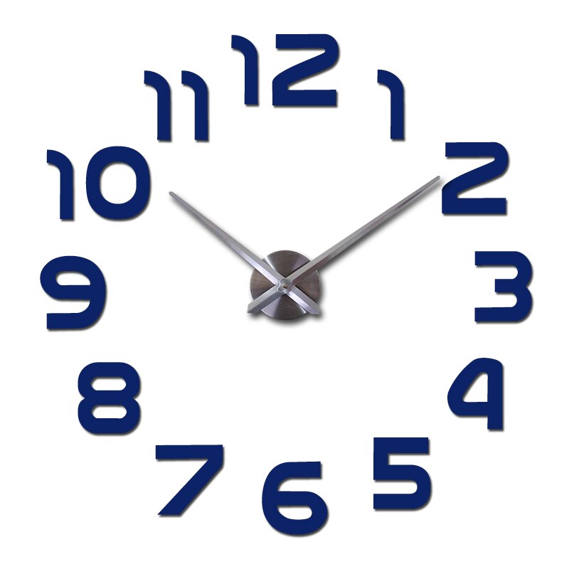 Grande orologio da parete in acrilico 3D | Modern Time Display - Aggiunge un design elegante e profondità al tuo spazio - - wall clocks - Concept Palermo