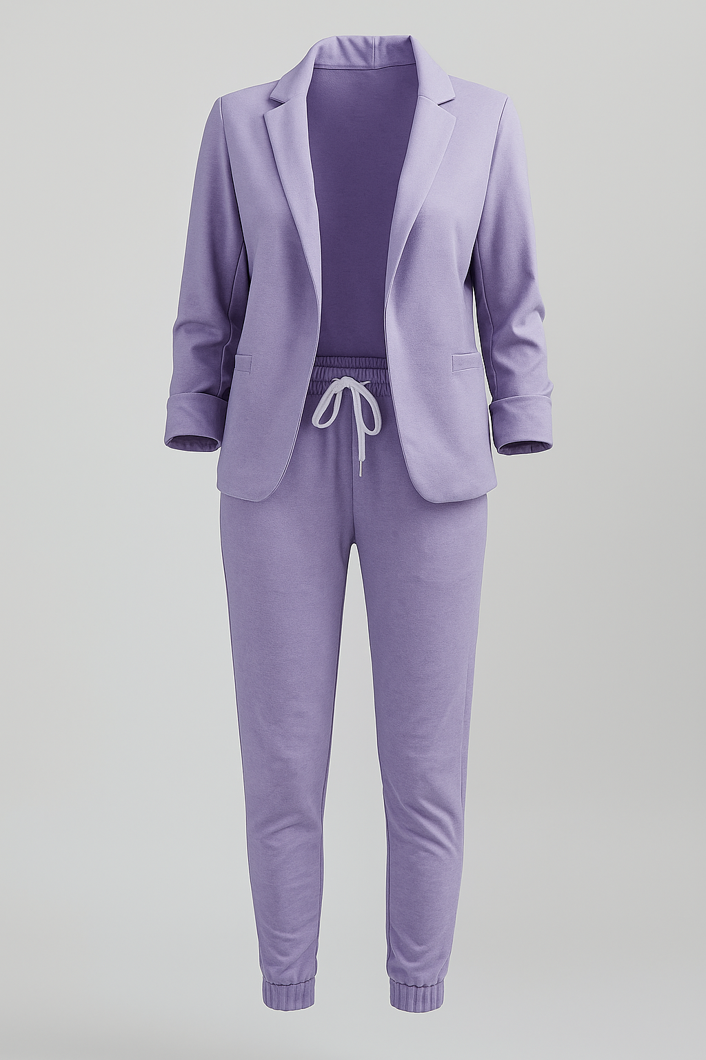 Amelie | Set da donna blazer con pantaloni jogger - Lilla - fashion Pants women set blazer women - Concept Palermo